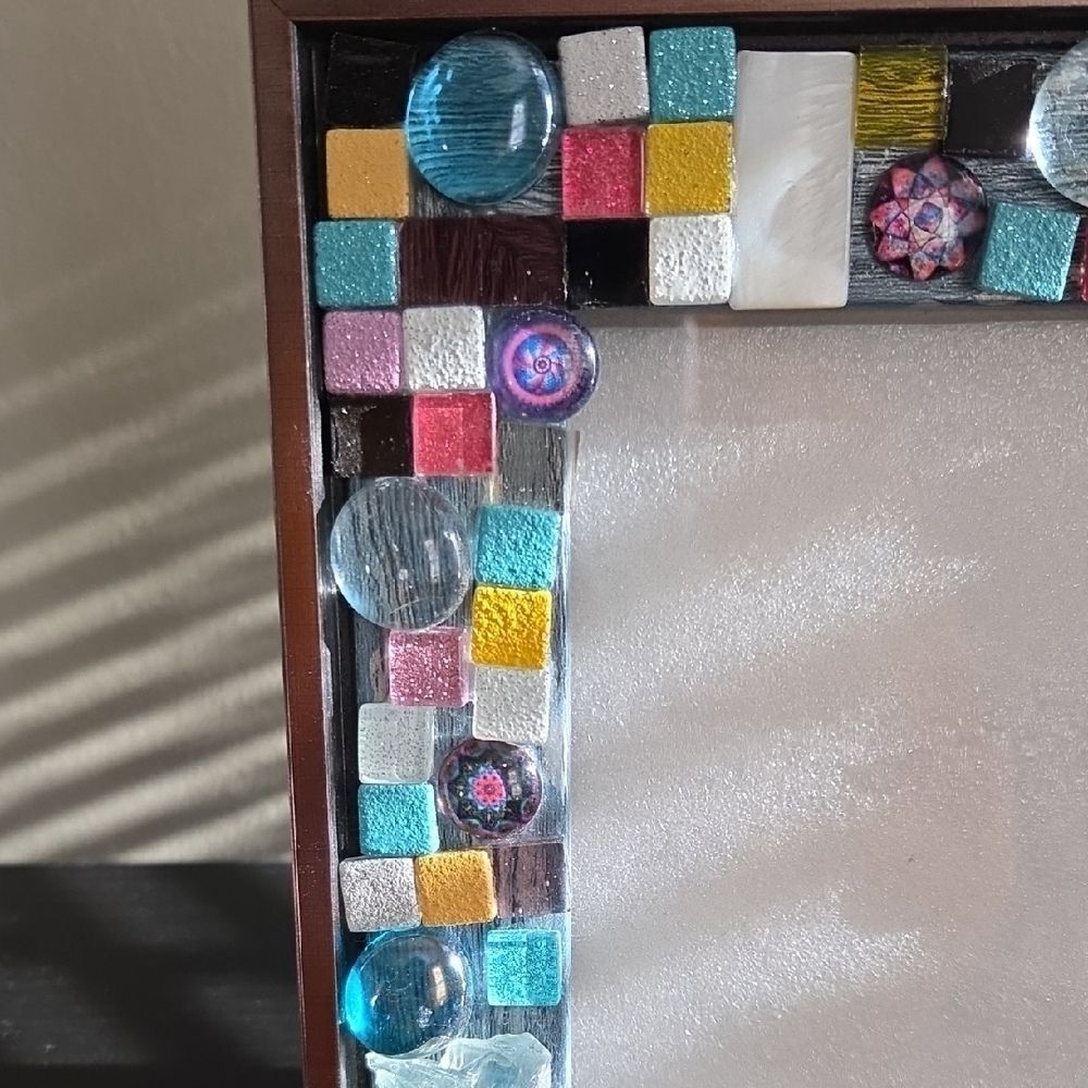 Colorful Mosaic Photo Frame - Picture 2 of 8